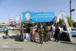 ادای احترام مردم دارالمومنین همدان به مزار سردار شهید همدانی