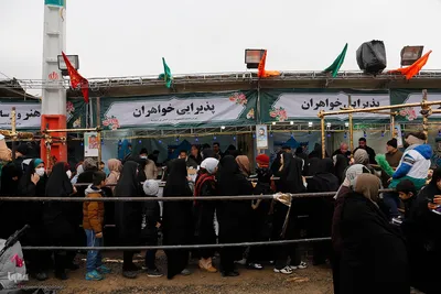مواکب مسیر منتهی به مسجد جمکران