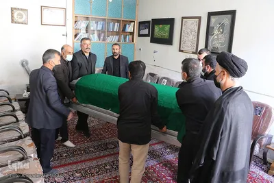مراسم تشییع و خاکسپاری پیکر مرحوم آیت‌الله « سیدمحمد فقیه» در نی ریز‎‎