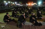مراسم عزاداری شب سوم محرم در محوطه باز مصلی تبریز
