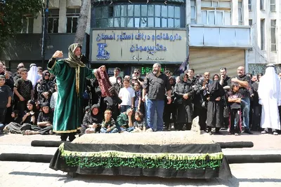 راهپیمایی جاماندگان اربعین در اردبیل