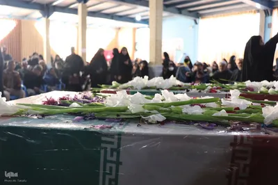 مراسم استقبال و تشییع پیکر های مطهر شهدای گمنام‎