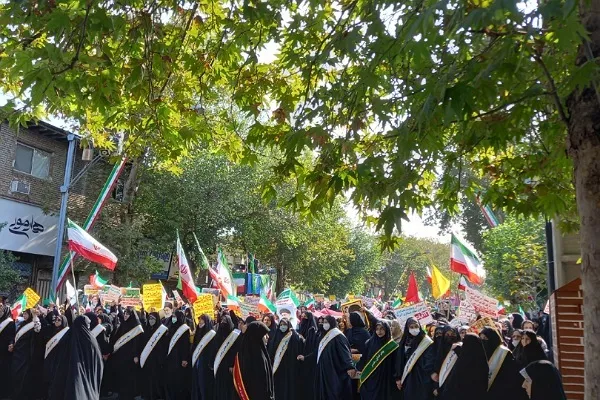 مراسم راهپیمایی ۱۳ آبان در گلستان برگزار شد