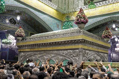 آیین تعویض پرچم حرم امام رضا(ع)