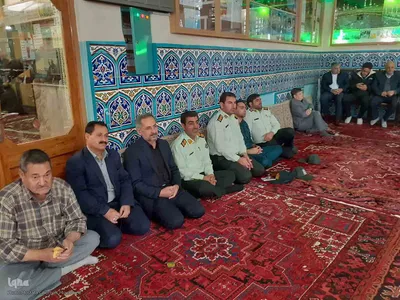 حضور سبزپوشان انتظامی در نماز جمعه اهر و گرامیداشت هفته انتظامی