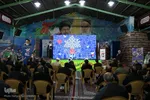 جشن مبعث و گلباران مزار شهدای انقلاب در گلستان شهدای اصفهان