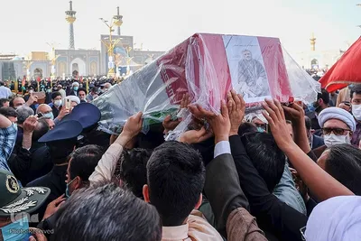 مراسم تشییع پیکر شهید حجت‌الاسلام محمد اصلانی