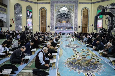 ترتیل خوانی قرآن کریم در مصلای امام خمینی (ره) تبریز