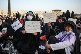 اجتماع دختران انقلاب برای حمایت از حجاب
