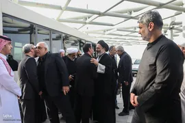 بازگشت حجت الاسلام و المسلمین سید عبدالفتاح نواب نماینده ولی فقیه و سرپرست حجاج ایرانی از حج