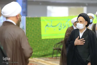 گردهمایی علما و روحانیون با حضور حجت‌الاسلام علی اکبری در بیرجند