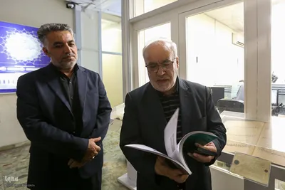 بازدید دکتر رضا پورحسین از خبرگزاری ایکنا