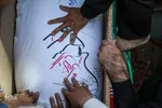 تشییع شهید گمنام در همدان‎