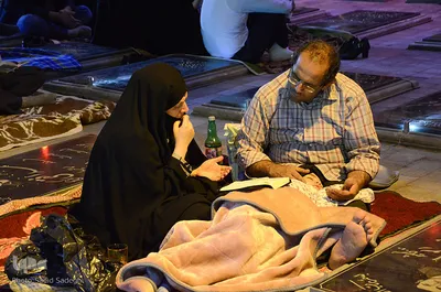 مراسم پرفیض شب قدر در گلزار شهدای وادی رحمت تبریز