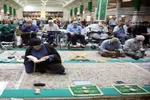 محفل دعا و قرائت قرآن برای پیروزی رزمندگان اسلام در حرم بانوی کرامت