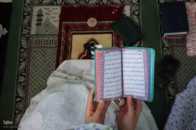 مراسم اعتکاف در مسجد دانشگاه تبریز