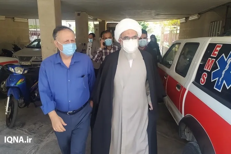 گزارش تصویری| بازدید آیت‌الله صفایی بوشهری از اورژانس بوشهر