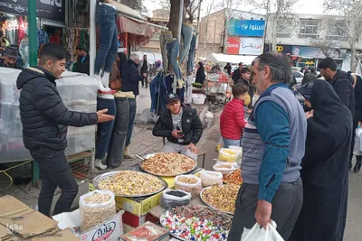 حال و هوای بازار خرید آخر سال در اهر