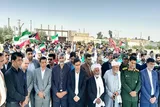 فیلم | تجمع مردمی شهرستان نیمروز در حمایت از حمله موشکی سپاه