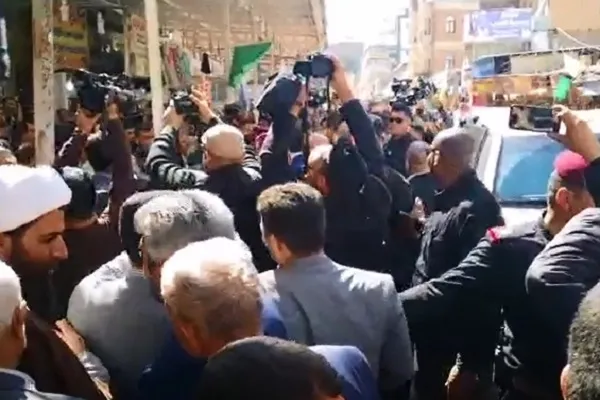 دیدار رئیس‌جمهور ایران با آیت‌الله سیستانی