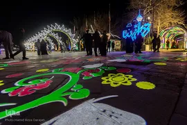 نورآرایی شعبانیه شهر تهران