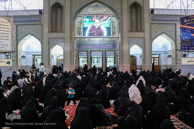 مراسم معنوی اعمال ام داود در حرم عبدالعظیم الحسنی(ع)
