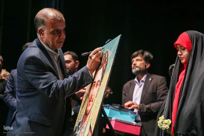 بزرگداشت اولین سالگرد شهید داوود جعفری