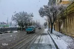 بارش برف در اراک