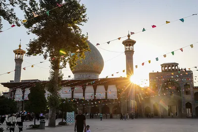 میلاد امام رضا در حرم شاهچراغ(ع)