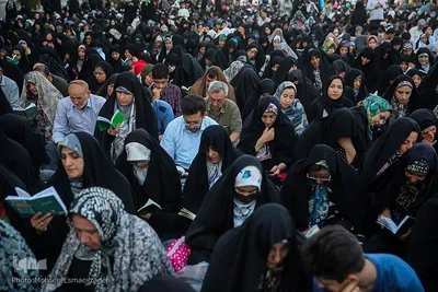 مراسم دعای عرفه در حرم مطهر رضوی
