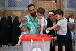 مرحله دوم انتخابات ریاست‌جمهوری در میدان نقش جهان اصفهان