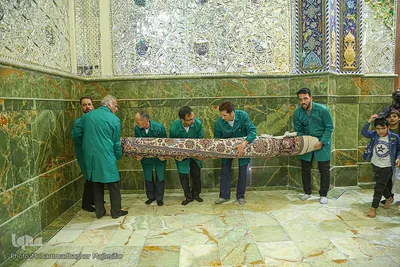 آیین بازگشایی ضریح حرم حضرت زینب خواهر امام رضا (ع)