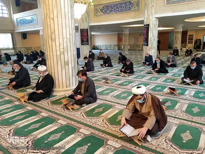 مراسم ختم قرآن به مناسبت ایام شهادت حضرت فاطمه(س) در اهر