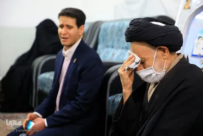 دیدار حجت‌الاسلام عبادی با خانواده شهیدین بذرافکن