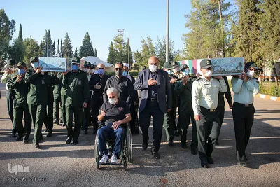 استقبال از دو شهید دفاع مقدس در شیراز