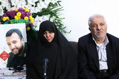دیدار با خانواده شهید مدافع حرم محرم ترک