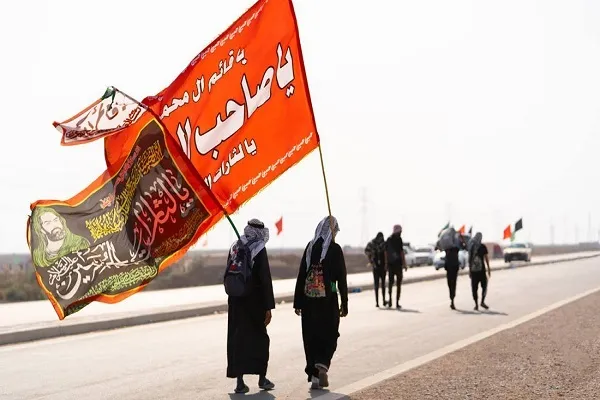 عکس | همه با هر توانی در مسیر کربلا