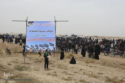آغاز پیاده‌روی زائران اربعین حسینی از خوزستان
