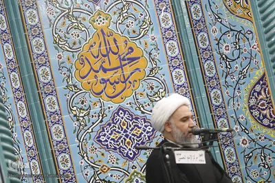 حضور آیت‌الله کعبی درمراسم عزاداری حضرت سیدالشهداء(ع)
