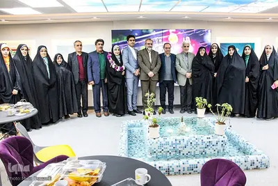 استقبال از رتبه اول رشته ترتیل مسابقات قرآن‎