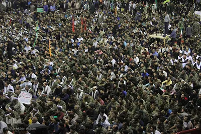 گردهمایی بزرگ هزاران نفری بسیجیان در چهارمحال بختیاری