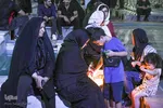 آیین شام غریبان در گلستان شهدای اصفهان‎