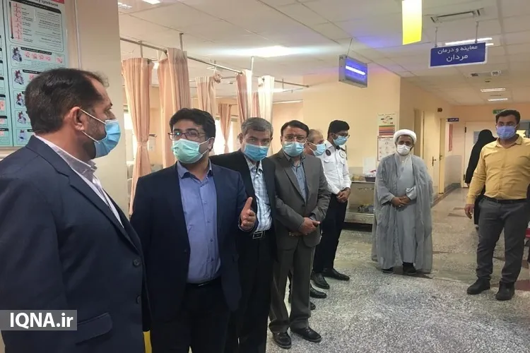 بازدید فرماندار دیر از بیمارستان امام هادی(ع)