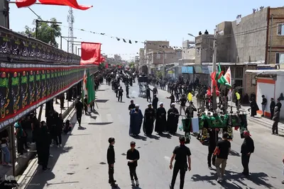 تاسوعای حسینی در تکاب‎