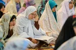 مراسم معنوی اعتکاف در مسجد دانشگاه تبریز