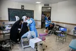 ارائه خدمت رایگان پزشکی در حاشیه شهر مشهد
