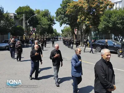 مراسم عزاداری خیابانی رحلت پیامبر اکرم (ص) در اهر