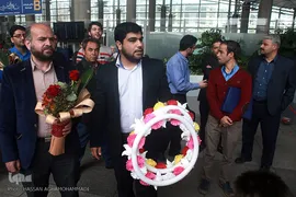بازگشت نمایندگان ایران در نهمین دوره مسابقات بین‌المللی قرآن کویت به میهن اسلامی
