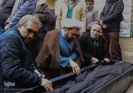 تشییع پیکر مرحوم حجت‌الاسلام ابطحی در اصفهان