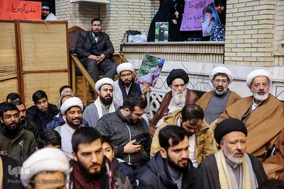 اجتماع حوزویان خراسان در حمایت از رهبر انقلاب